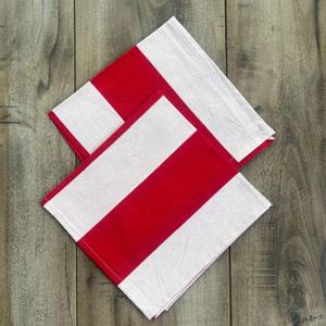 Red And Pink Striped Table Linens Dining Table <b>Placemats</b> Set Indian seller - Product Image 1