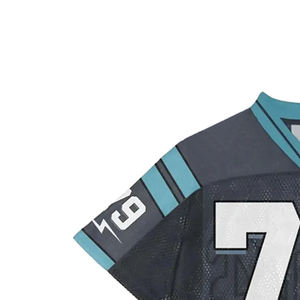 Camisetas Deportivas de Fútbol para Hombre, Corte Holgado, Cuello Redondo, con Franjas Reflectantes, Malla Transpirable - Product Image 6