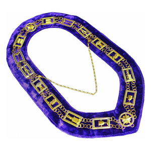 Adjustable New Arrival Customized 3D Embroidered Masonic <b>Aprons</b> Velvet with Gold Hand Embroidery Regalia Made in Pakistan - Product Image 5