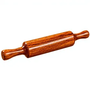 Rodillo de Madera de Acacia para Cocina, Rodillo de Madera Natural para Roti, Chapati, Paratha, Pizza, Herramienta para Hornear y Cocinar - Product Image 6