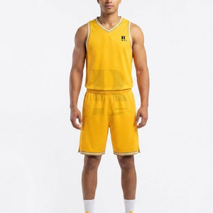 Tenue de basket-ball d'équipe en polyester respirant, maillot et short, design personnalisé, haute qualité pour clubs, écoles, ligues - Product Image 4