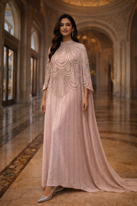 Abaya Women Party Dress Jalabiya Arabic Luxury Dubai Caftan Evening Dress for Women Wedding Elegant <b>Kaftan</b> Formal Party Gowns - Product Image 2
