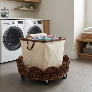 Nuevo Diseño Rústico de Soporte para Plantas de Jacinto de Agua, Macetero Interior con Ruedas, Hecho en Vietnam, Precio al por Mayor - Product Image 3