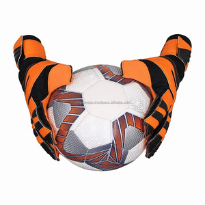 RehexImpex 2026 Gants de gardien de but pour adultes en cuir, personnalisables avec logo, 4 mm, imperméables, respirants, antidérapants, fermeture auto-agrippante - Product Image 5