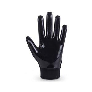 Elite <b>Sticky</b> Receiver Football Gloves Breathable Glossy Palm Stripe Print Back Lightweight Outdoor Custom Logo OEM ODM Direct - Product Image 2