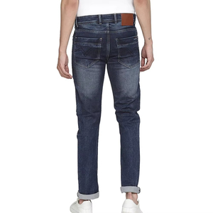Jeans de Mezclilla de Diseño Moderno y a la Moda, Fabricante Pakistaní, Jeans Azul Oscuro para Hombre, Corte Casual, Estilo Moderno para el Día a Día - Product Image 6