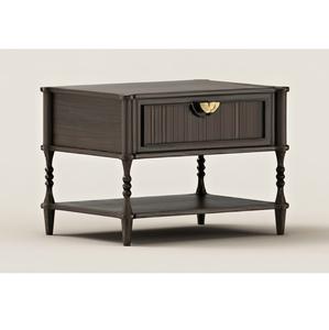 Mesa de Noche de Madera de Fresno Hecha a Mano de Primera Calidad con Cajón de Almacenamiento para Dormitorio o Apartamento, Disponible para Suministro Mundial - Product Image 1