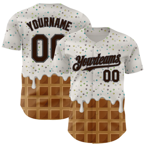 Maillot de baseball imprimé personnalisé pour hommes et femmes, col en V sur le devant, demi-manches, tissu respirant, uniforme d'équipe, style streetwear - Product Image 4