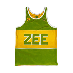 Maillot de basketball personnalisable OEM, 100 % polyester, imprimé, réversible, séchage rapide, respirant, pour l'entraînement - Product Image 5