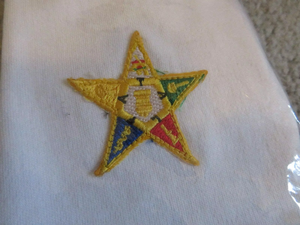 Eastern Star Masonic Lodge Freemasons Cotton White Masonic <b>Gloves</b> Custom cotton <b>gloves</b> Embroidered Custom Cotton Freemasons - Product Image 2