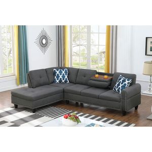 Juego de sofá y chaise longue Alger de 2 piezas, orientado a la izquierda, de 98 pulgadas de ancho - Product Image 5