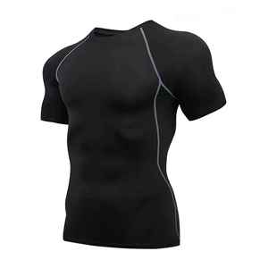 Camisetas de Protección Solar Ecológicas de Spandex/Nylon al por Mayor, de Secado Rápido, Manga Corta, para Surf - Product Image 4