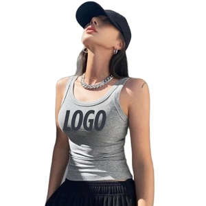 Débardeur tricoté sans manches confortable pour femme grande taille, col rond, couleur unie, respirant, décontracté, à porter au quotidien en automne - Product Image 1