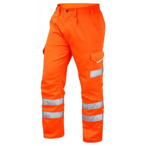Wholesale Custom Safety Work Pants with Reflective <b>Tape</b> Cuffed <b>Security</b> Wear Best Quality Logo Customization Pants - Product Image 5