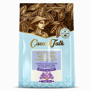 Produits alimentaires de boulangerie pour desserts et confiseries HALAL Boules croustillantes au chocolat et aux myrtilles Compostion chocolat-cacao OEM/ODM International - Product Image 1