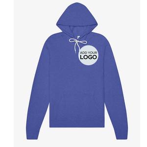 เสื้อฮู้ดดี้ผ้าฝ้าย 100% 40 เส้นด้ายเดี่ยว พิมพ์โลโก้ได้ตามต้องการ เสื้อฮู้ดดี้แบบสวมหัว - Product Image 3