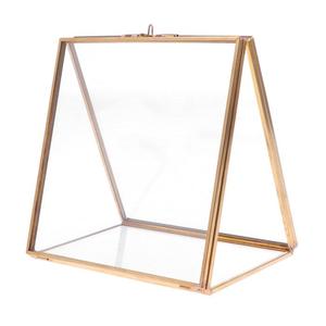 Terrario Pequeño de Metal y Vidrio de Alta Calidad, Decoración para el Hogar, Fabricante Mayorista, Macetas para Suculentas y Flores, Contenedores para Manualidades - Product Image 3