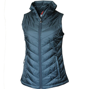 เสื้อกั๊กพัฟเฟอร์ผู้หญิงแบบมีโลโก้สั่งทำพิเศษสำหรับสุภาพสตรี เสื้อกั๊กขนเป็ดสำหรับผู้ชาย - Product Image 4