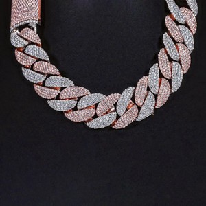 Most Demanded Luxury Bling VVS Moissanite <b>Cuban</b> <b>Chain</b> Necklace for Daily Wear Wedding Gift Available for Wholesale Supply - Product Image 6