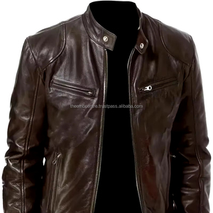 Veste en cuir de qualité supérieure pour hommes Offre Spéciale prix pour hommes Nouveau style, veste en cuir personnalisée avec meilleur design pour hommes - Product Image 1