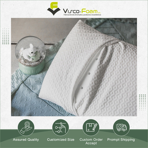Vente exclusive de coussin bébé en mousse à mémoire de forme perforée de qualité exceptionnelle, fabrication ODM/OEM acceptée, origine Espagne. - Product Image 3