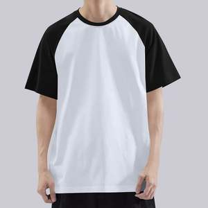 เสื้อยืดแขนสั้นคอกลมทรงโอเวอร์ไซส์สำหรับผู้ชาย รุ่นปี 2027 จากโรงงานโดยตรง (OEM) ดีไซน์สีสันตัดกัน สไตล์ลำลอง ใส่สบาย ระบายอากาศได้ดี เป็นมิตรต่อสิ่งแวดล้อม - Product Image 6