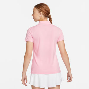 Nouveau Polo de Golf Femme Tricoté Imprimé Coupe Slim Manches Courtes Boutonné Col Chemise Décontractée Collection Été 2026 - Product Image 2