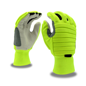 Tactical Hi Vis <b>Gloves</b> Designed For Industrial Safety Teams With Reinforced Palm Grip And Reflective Strip Technology - Product Image 1