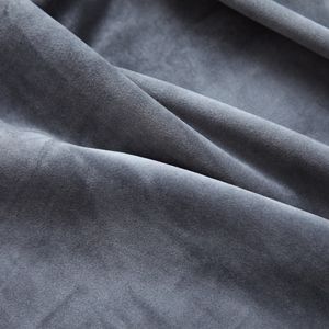Velluto antracite 37 "x 63" tende oscuranti con anelli Set 2 pezzi - Product Image 3