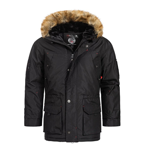 OEM ODM 100%High Quality Factory Custom Logo Men's Winter Puffer <b>Jacket</b> Warm Hooded <b>Parka</b> Windproof Zipper Closure Mens Clothing - Product Image 1