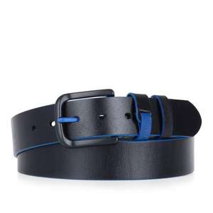 Ceintures en cuir véritable pour hommes, vintage, écologiques, personnalisables, boucle en acier faite à la main, prix d'usine, 100% cuir original - Product Image 6