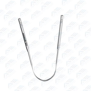 Nettoyeur de langue en métal, gratte-langue en acier inoxydable, équipements dentaires, instruments dentaires, instruments chirurgicaux dentaires - Product Image 3