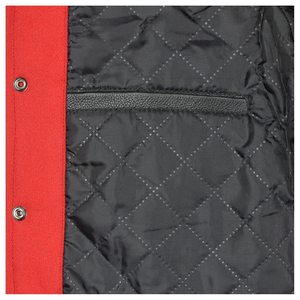 Stonefield Manufacturing Thick Cartoon Print Varsity <b>Jacket</b>-100% Wool Hooded <b>Waterproof</b> Streetwear <b>Winter</b> Outerwear - Product Image 4