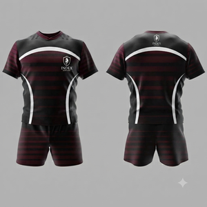 Uniforme de Rugby Deportivo Personalizado, Camiseta de Rugby con Diseño Gratuito, Ropa Deportiva, Uniforme de Rugby para Adultos - Product Image 1