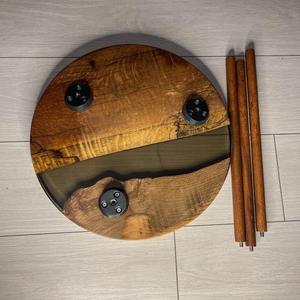 Most Selling Modern Resin Inlay Dining Table Epoxy Art Top Solid Wood <b>Frame</b> for Restaurant Home Use Available At Wholesale Price - Product Image 4