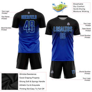 2026 Custom Sublimation Soccer Uniform Unisex Quick Dry Breathable Football Jersey Kit Full Set Personalized 100% Polyester - Product Image 3