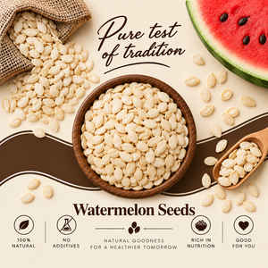 Graines de pastèque naturelles comestibles, qualité supérieure, fournisseur en gros pour la transformation alimentaire, la torréfaction, les collations et les graines entières - Product Image 1
