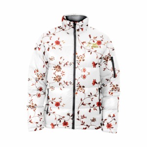 Top Trending Coated Canvas <b>Puffer</b> <b>Jacket</b> with Stand Collar and Front Logo Customized Color & Size Winter - Product Image 1