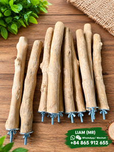 Perchoirs pour oiseaux en bois de café naturel – Branches simples et doubles, Fournitures écologiques pour animaux de compagnie - Liam - Product Image 5