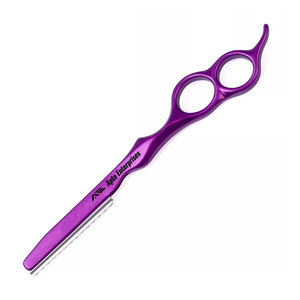 Stainless Steel Barber <b>Thinning</b> Razors for Men 2 Finger <b>Ring</b> Premium Face and Body Hairdressing Tool Precision Grooming Razor - Product Image 5