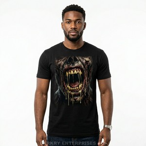 เสื้อยืดลายแมลงวันซอมบี้สำหรับผู้ชาย เสื้อยืดกราฟิกสไตล์วินเทจสยองขวัญ เสื้อยืดผ้าฝ้ายสั่งทำพิเศษ เสื้อผ้าสตรีทแวร์ ผลิตโดยผู้ผลิตเสื้อยืดคุณภาพสูง พิมพ์ลายคุณภาพสูง - Product Image 5