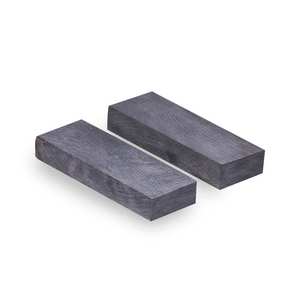 2 escamas de cuerno de búfalo negro sin pulir, material para mango de cuchillo - Product Image 2