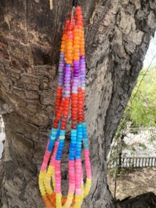 Multi Color Opal Beaded Strand, 5-6mm Multi Color Opal <b>Necklace</b>, Opal Smooth Rondelle, Multi Color <b>Candy</b> Opal Handmade Beads - Product Image 2