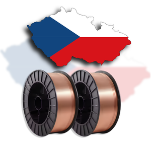 Alambre de soldadura MIG recubierto de cobre (AWS A5.18 ER70S-6) para el mercado checo: Soporte OEM y ODM, en bobina y tambor. - Product Image 1