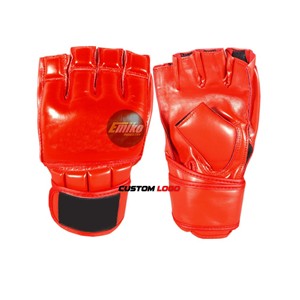 ถุงมือหนัง MMA ป้องกันลม เป็นมิตรกับสิ่งแวดล้อม สำหรับฝึกซ้อม สปาร์ริง กราปลิง ชกมวย มวยไทย - Product Image 1