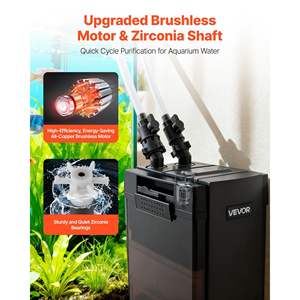 162.7GPH 3-Stage Canister Filter Powerful <b>Pump</b> External Aquarium Filter Media Cleaning Machine <b>for</b> Large <b>Fish</b> <b>Tanks</b> Aquariums" - Product Image 5