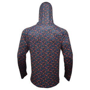 Camisa de Pesca con Capucha de Manga Larga para Hombre, Impresión por Sublimación, UPF 50, Protección Anti-UV, Ropa Deportiva para Exteriores - Product Image 4
