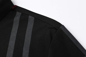 Camisa Polo a Cuadros de Manga Larga para Hombre, Corte Regular Informal, Tejido de Tela, Cuello Clásico, Diseño Personalizado, Camisa Polo Premium - Product Image 4