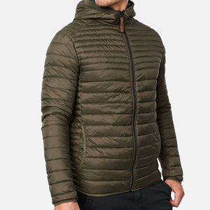 <b>Men</b>’s Premium Cold Weather Quilted Insulated <b>Hooded</b> Puffer <b>Jacket</b> - Product Image 3