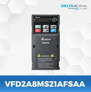 อินเวอร์เตอร์ Delta VFD2A8MS21AFSAA 0.5HP AC แบบ SVC ควบคุมด้วยเวกเตอร์ สำหรับอุตสาหกรรม - Product Image 1